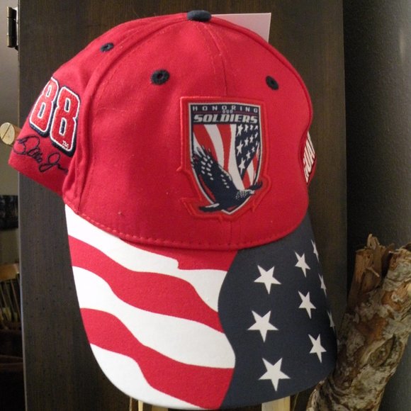 Nascar Other - Retired Nascar Dale Jr. Honoring soldiers hat